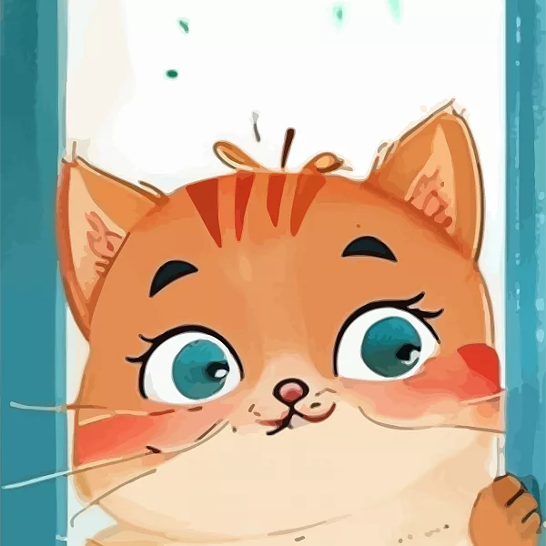 Картина по номерам "Котик" М0001
