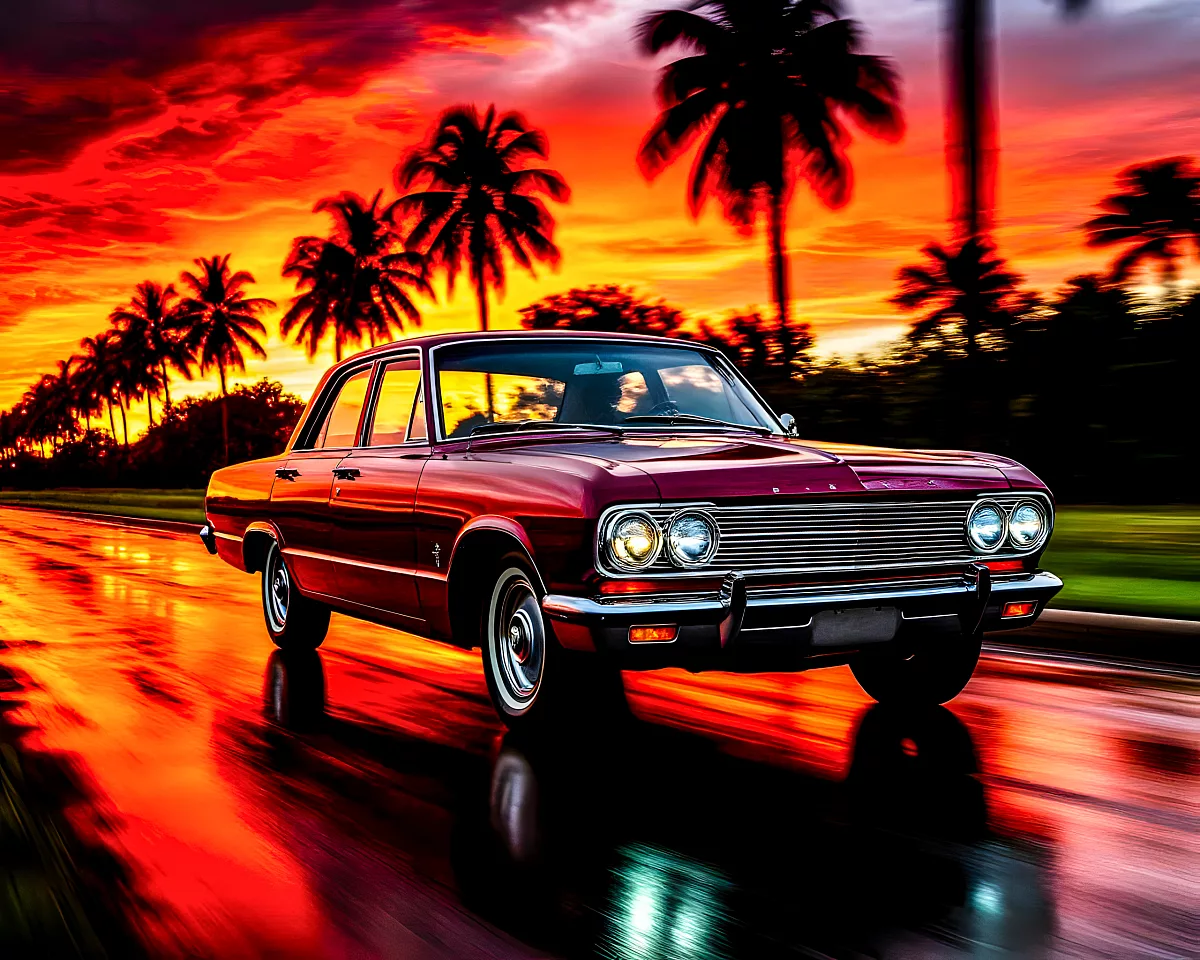 Алмазная мозаика "Chevrolet Impala" ТТ342