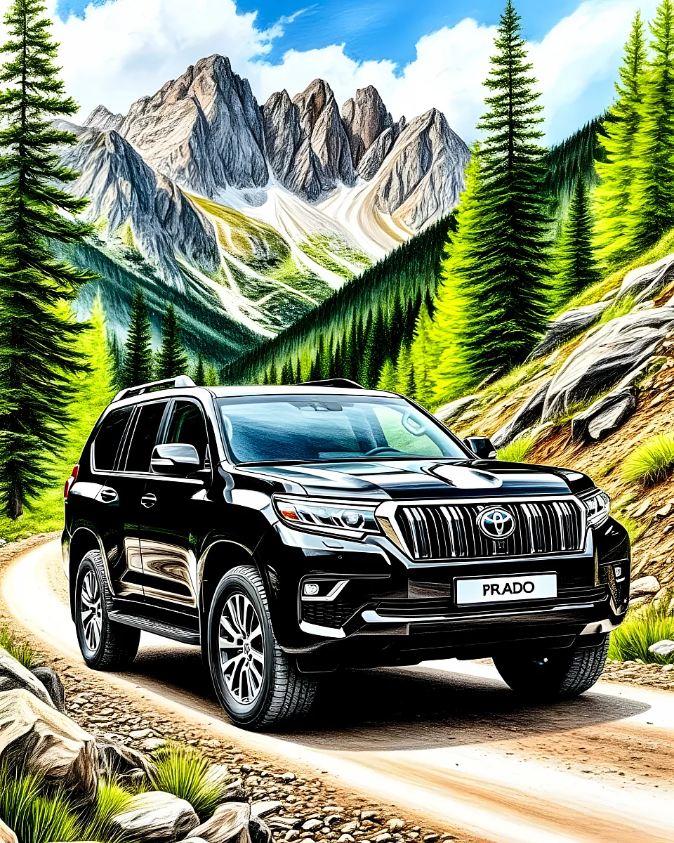 Алмазная мозаика "Land Cruiser Prado" ТТ363