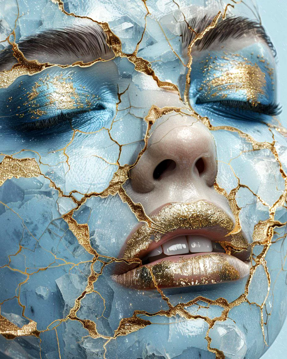 Алмазная мозаика "Golden makeup" ТТ258