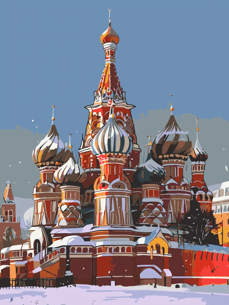 Картина по номерам "Москва" SR0140